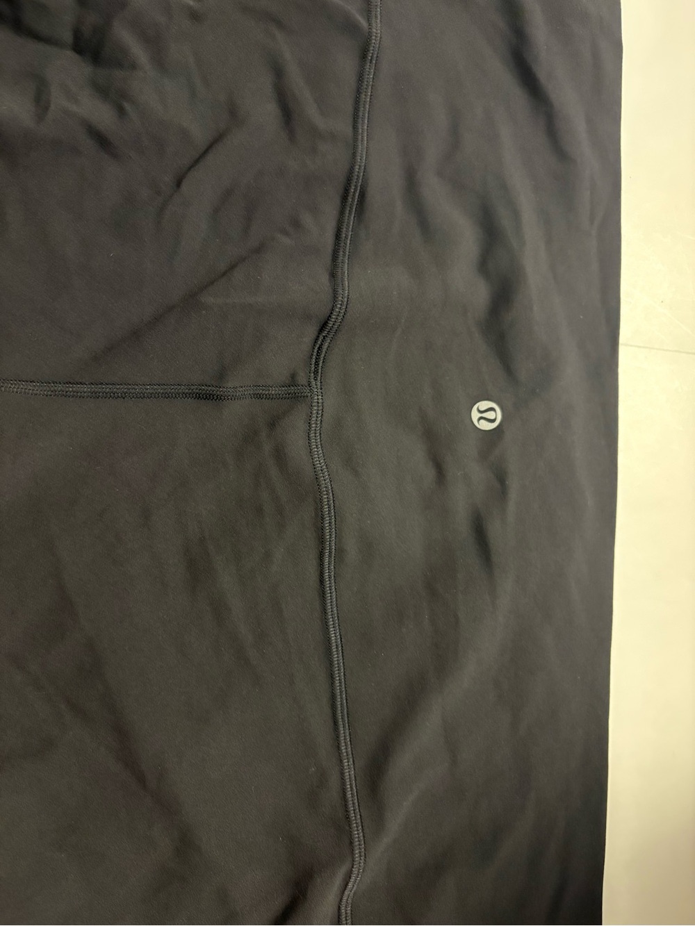 lululemon athletica Men’s Black Jogger Pants with Reflective Logo